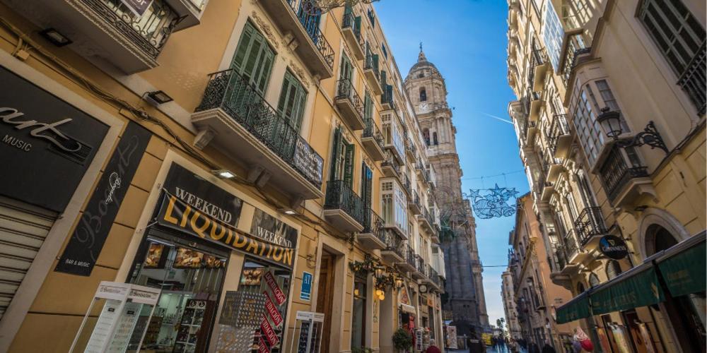 Chic Casa Cathedral At Calle Fresca 2-bedroom In City Center Lägenhet Málaga